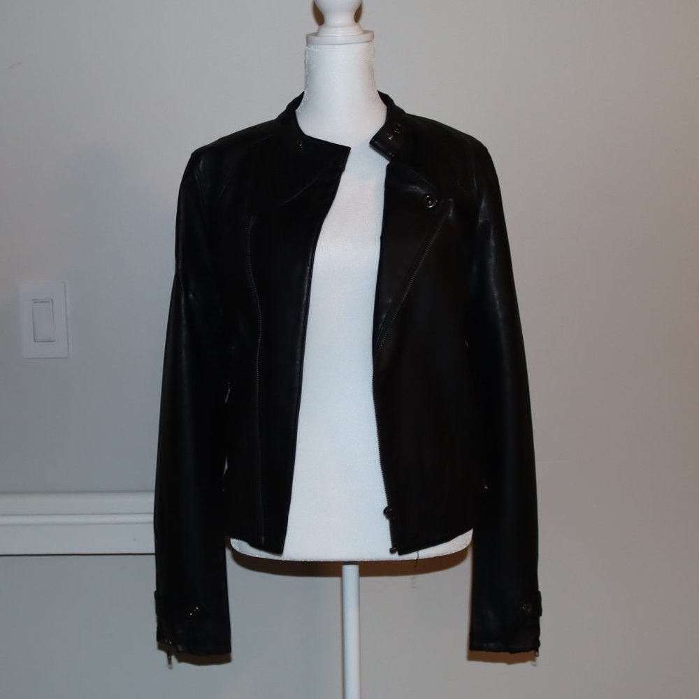Neiman Marcus Exclusive Vintage Leather Jacket Biker Style